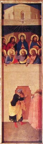 Pentecost by Fra Angelico c. 1447-50 Galleria Nazionale d’Arte Antica di Palazzo Corsini, Rome